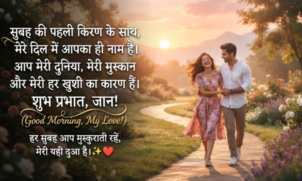 Good Morning Shayari for GF