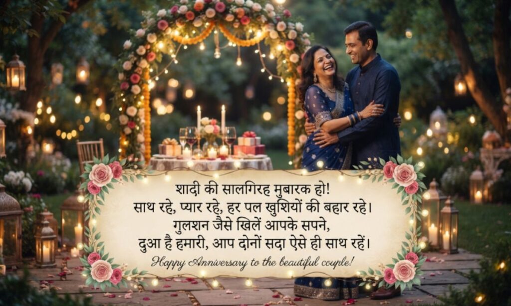 Happy Anniversary Shayari in Hindi