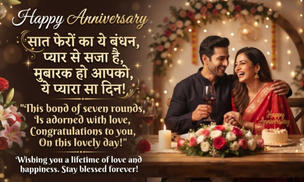 Happy Anniversary Shayari in Hindi English