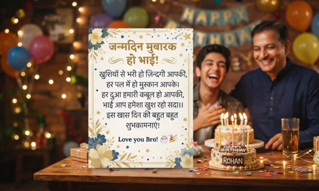 Happy Birthday Brother Shayari