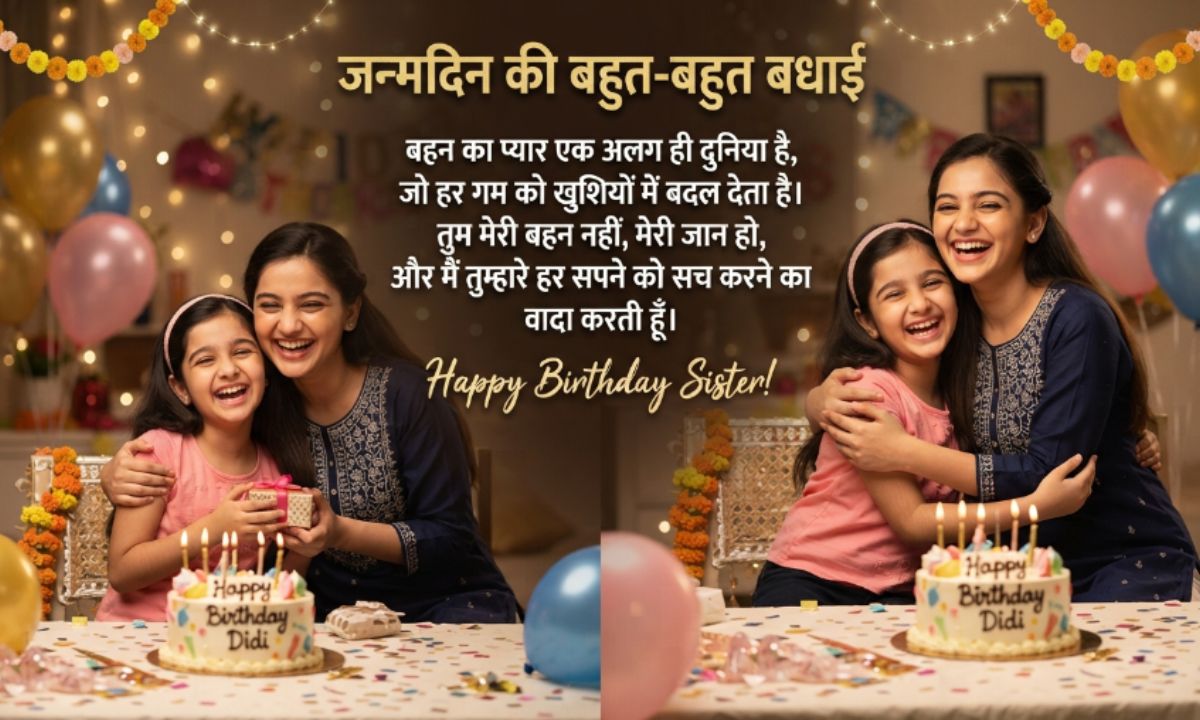 Happy Birthday Sister Shayari