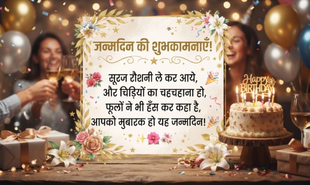 Happy Birthday Wishes Shayari