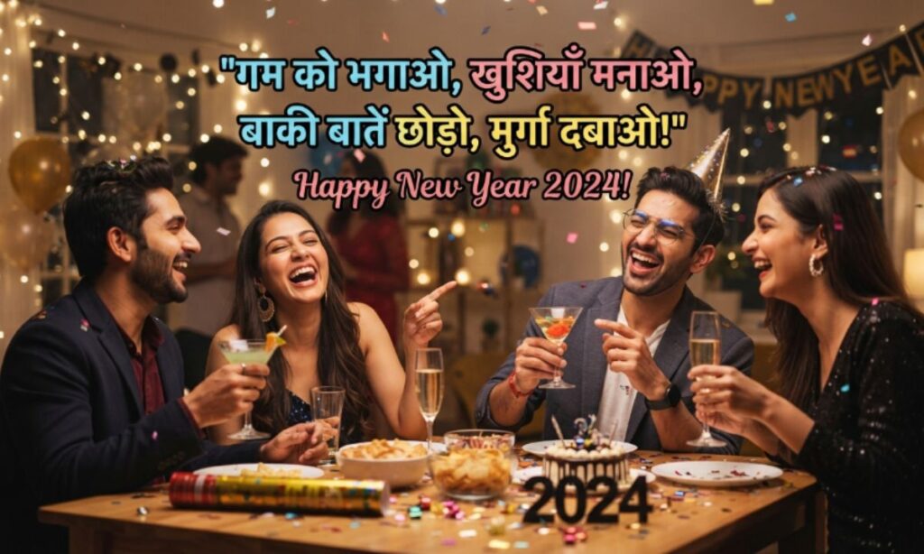 Happy New Year Comedy Shayari