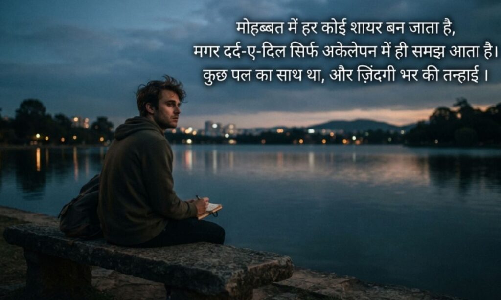 Heart Touching Alone Shayari in Hindi