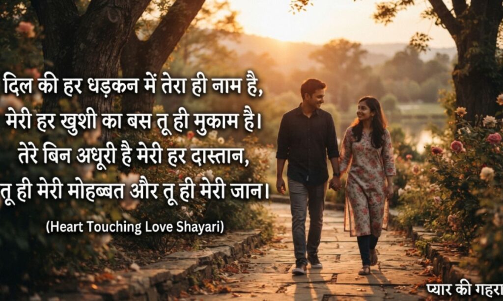 Heart Touching Love Shayari – दिल छू लेने वाली लव शायरी