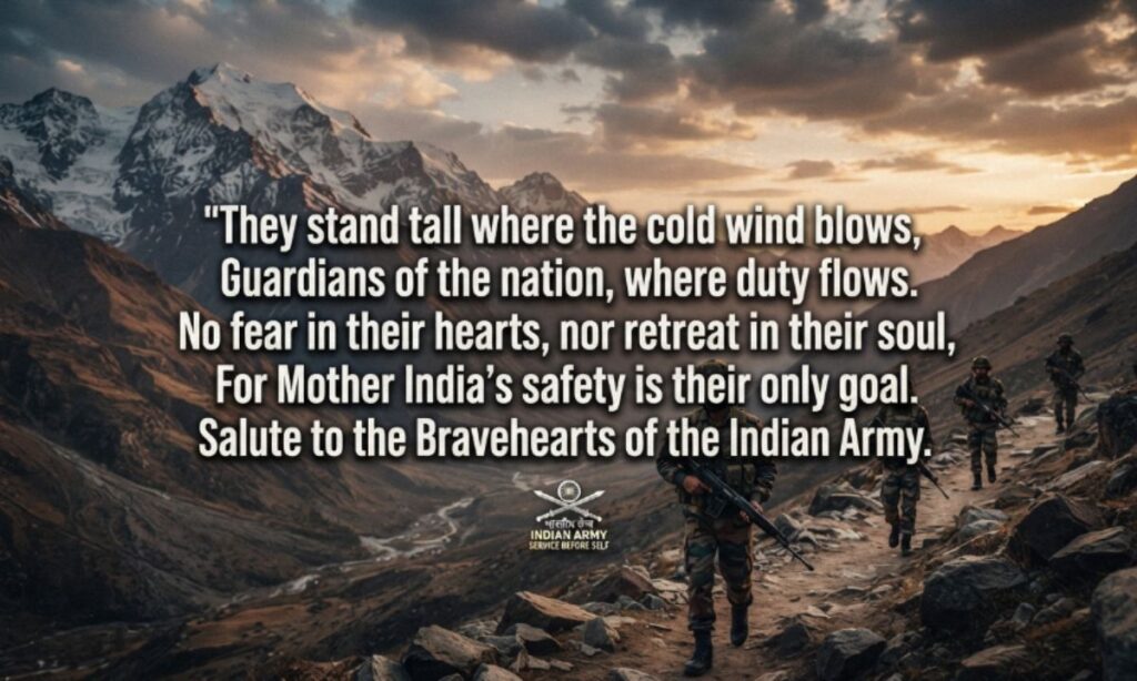 Indian army shayari english