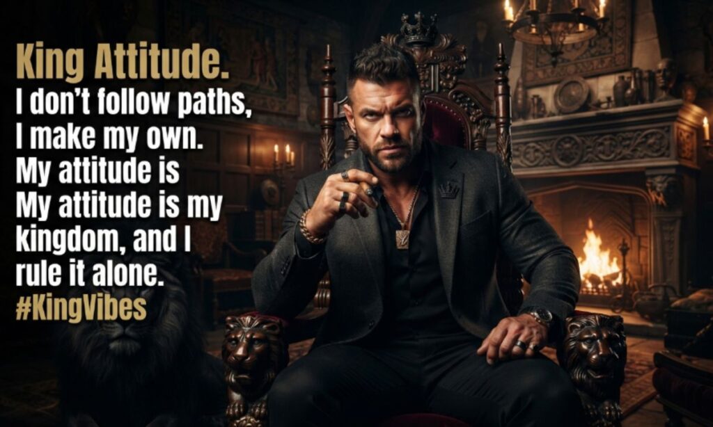 King Attitude Shayari in English