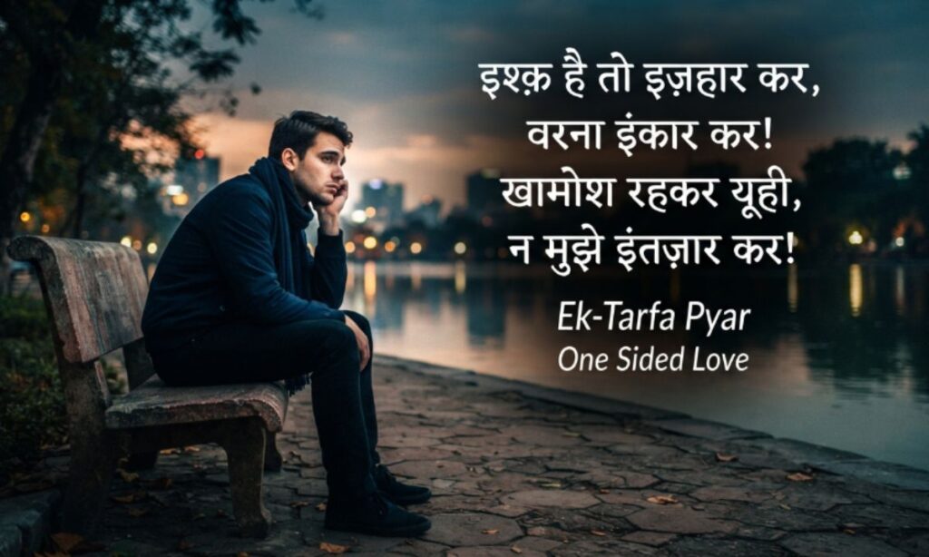 One Sided Love Shayari