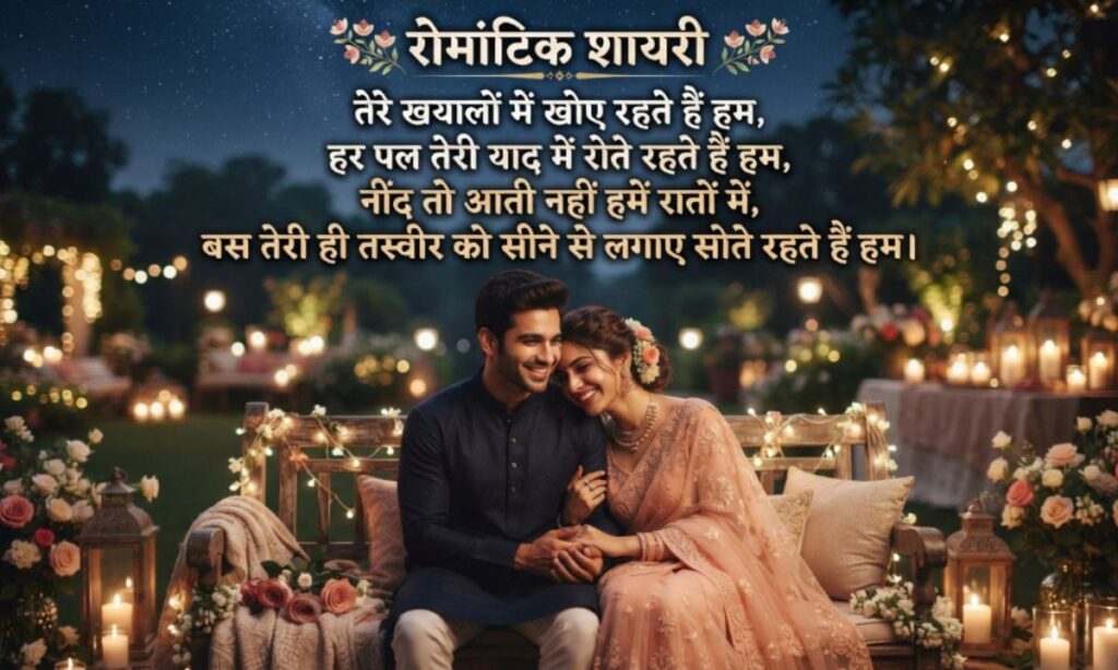 Romantic Shayari – रोमांटिक शायरी