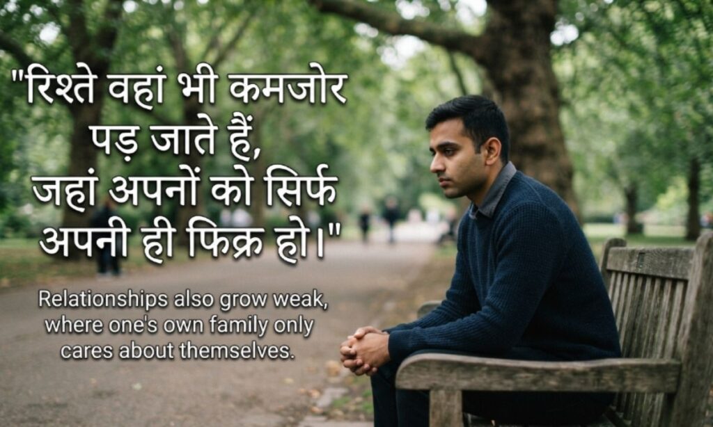 Selfish Family Quotes in Hindi