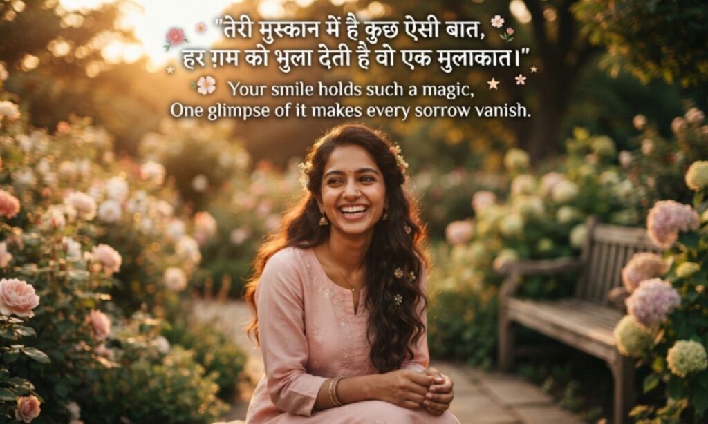 Shayari On Beautiful Girl Smile
