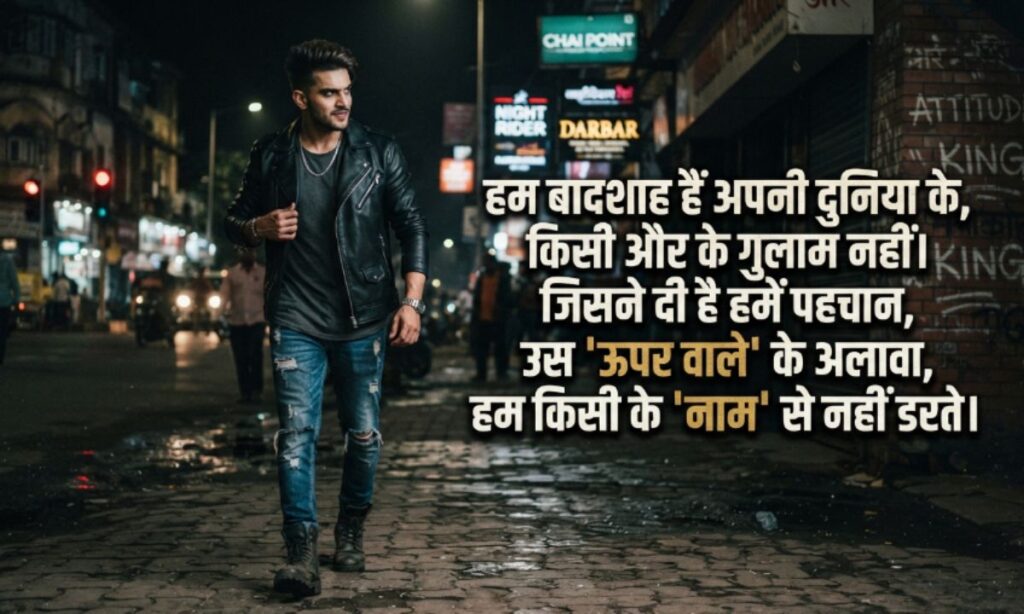 Shayari in Attitude