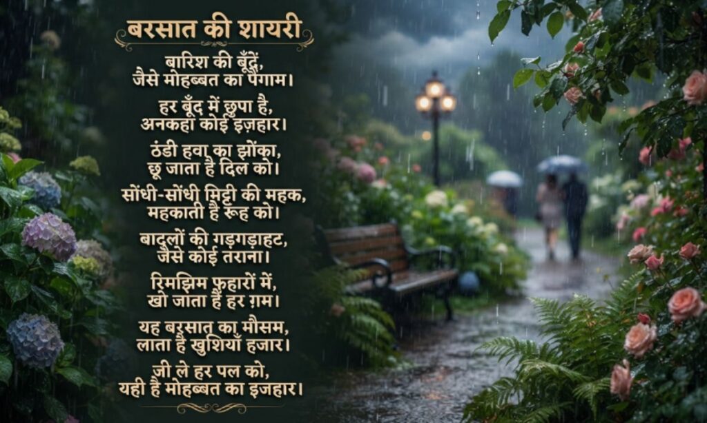 Shayari on Barish