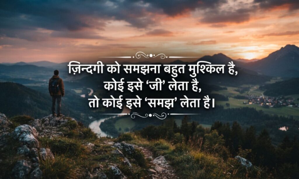Two Line Shayari in Hindi on Life
