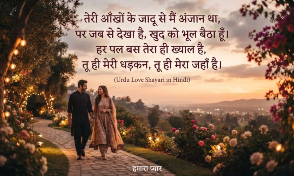 Urdu Love Shayari in Hindi