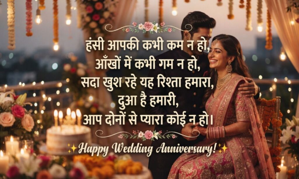 Wedding Anniversary Shayari