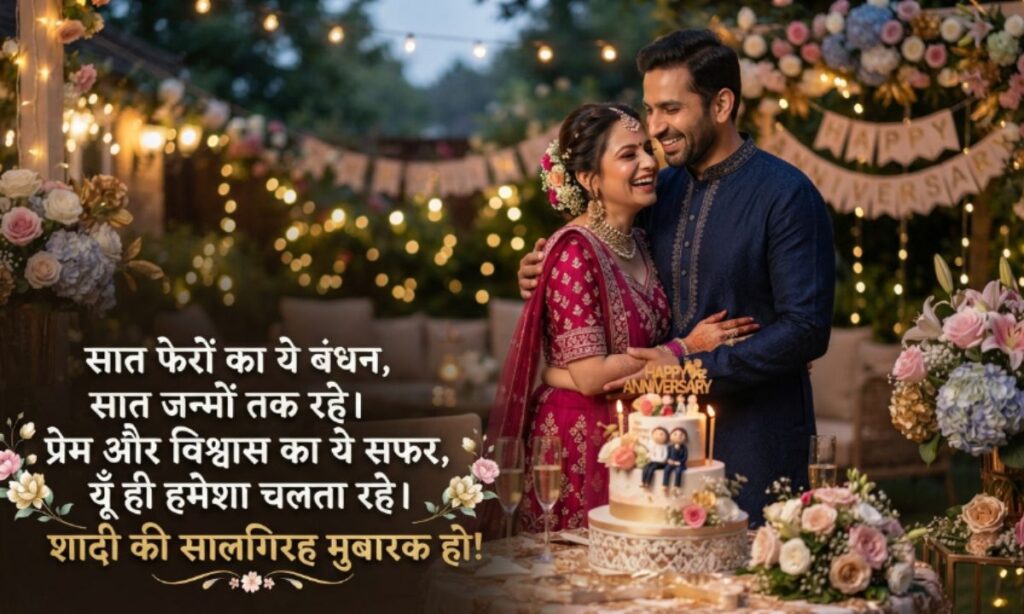 Wedding Anniversary Shayari in Hindi