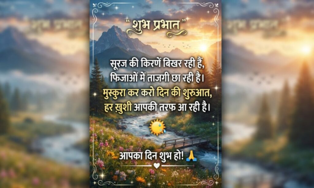 Whatsapp Good Morning Shayari