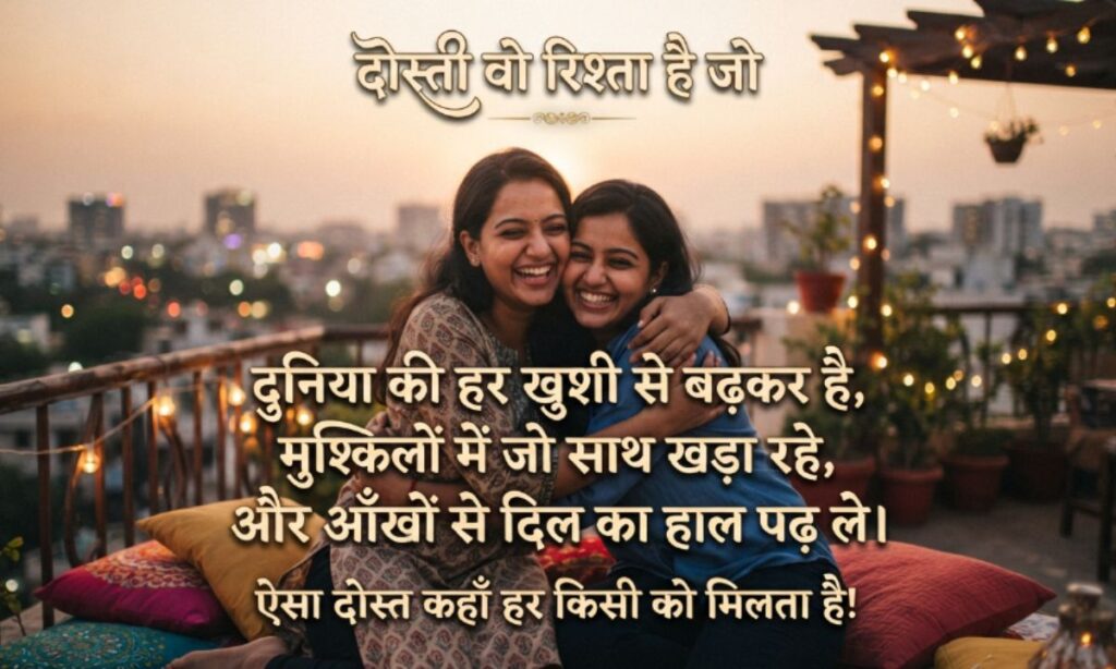 shayari for friend