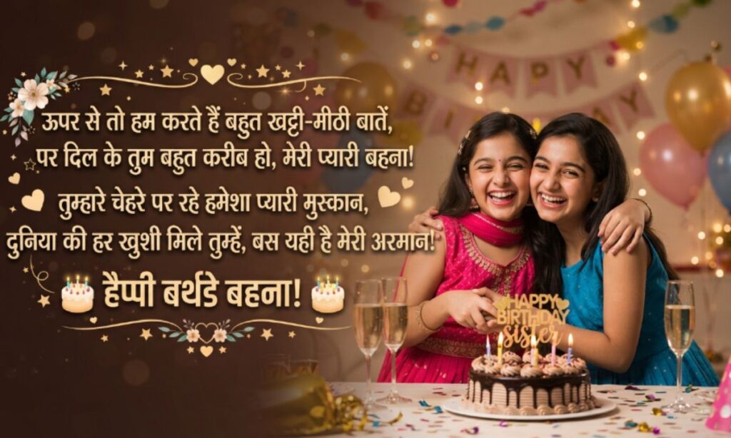 sister birthday shayari