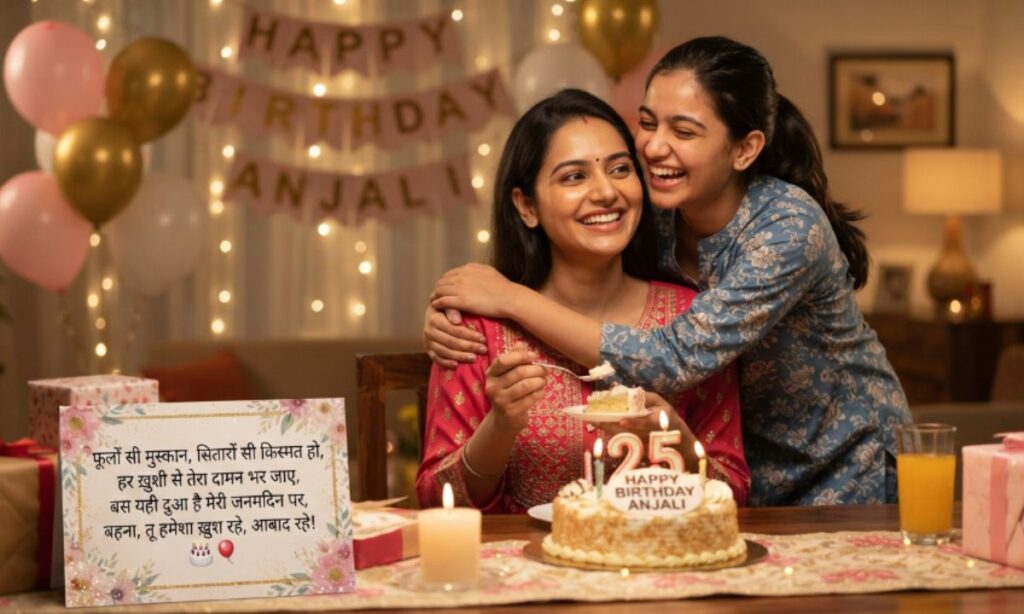 sister birthday shayari hindi
