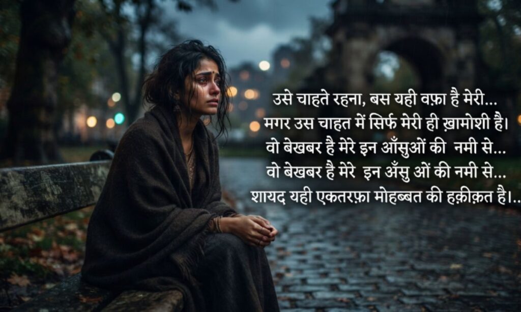 गहरी एकतरफ़ा इमोशनल शायरी