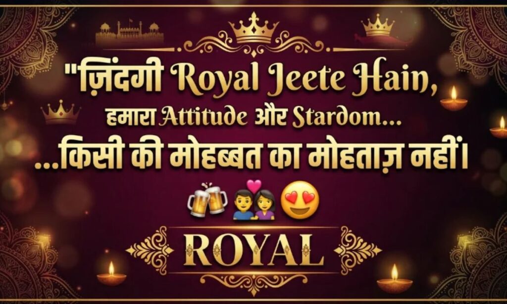 फेसबुक स्टेटस 🍻 💑 😍 हिंदी Royal