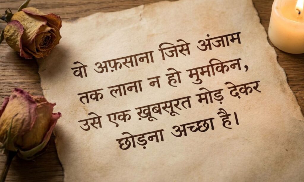 Adhuri Mohabbat Shayari in Hindi