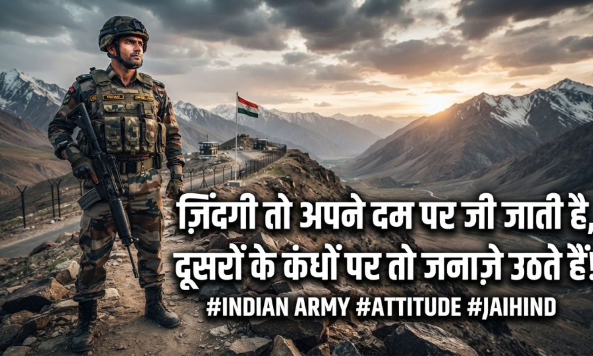Army Attitude Shayari in Hindi