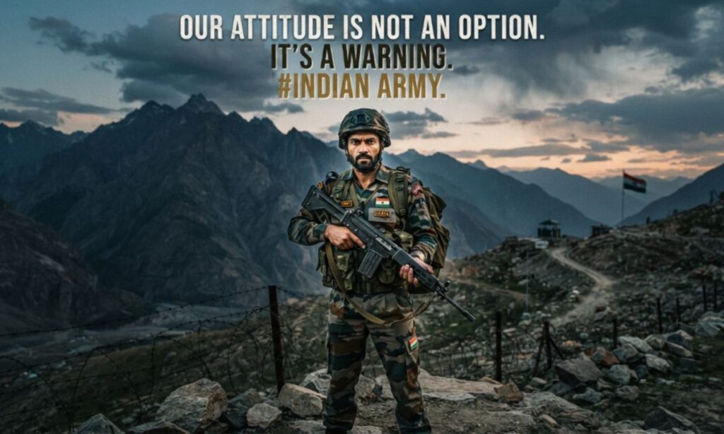Army shayari attitude english