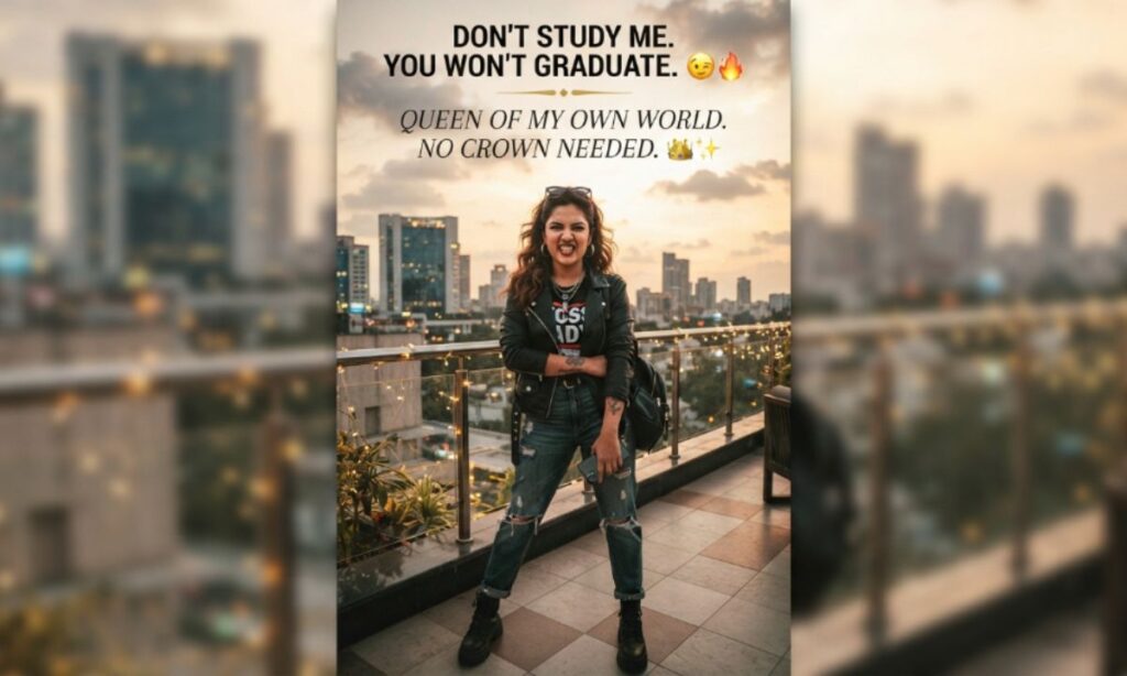 Attitude Shayari in English for Girls