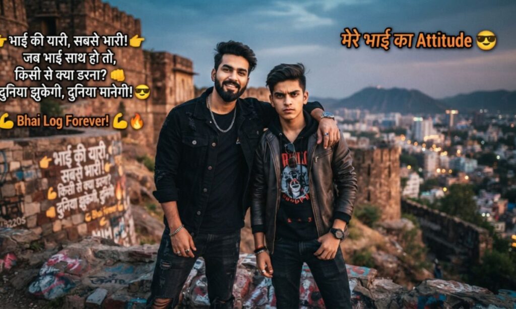 Attitude Shayari in Hindi for Brother