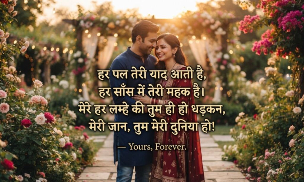 Best Love Shayari for Wife in Hindi