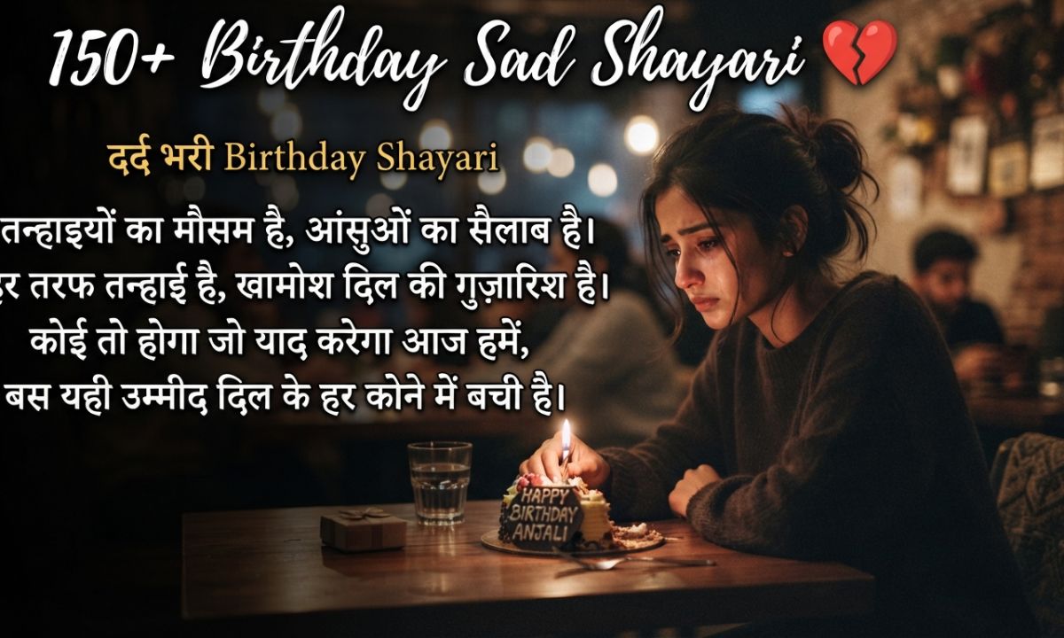 Birthday Sad Shayari