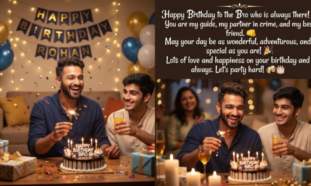 Birthday Shayari for Brother in English 🎂