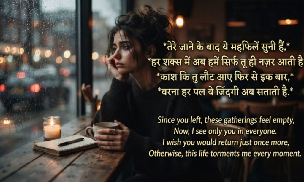 Breakup Shayari in Hindi English