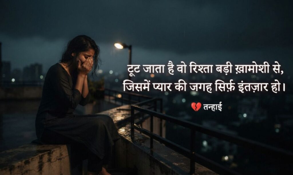 Broken Heart Sad Shayari in Hindi 💔