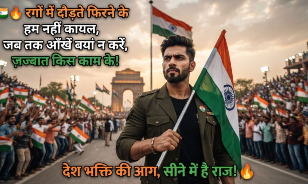 Desh Bhakti Attitude Shayari in Hindi 🇮🇳🔥