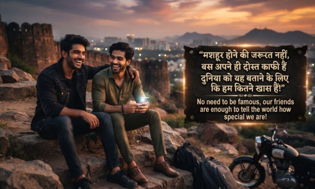 Dosti Attitude Shayari in Hindi to English