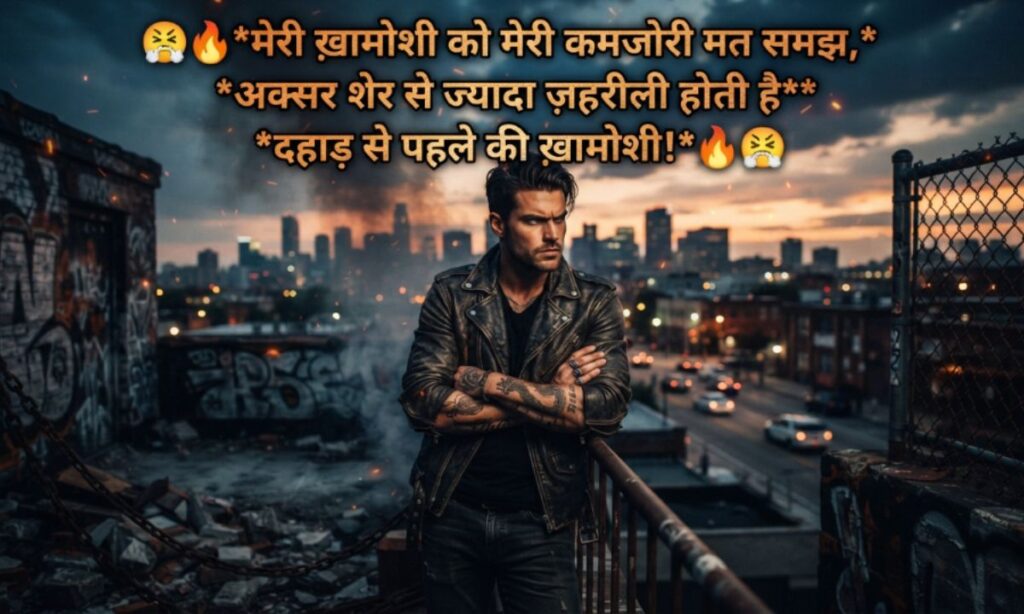 Dushman Ke Liye Attitude Shayari 😤🔥