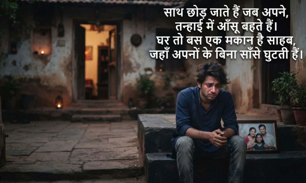 Family Sad Shayari in Hindi