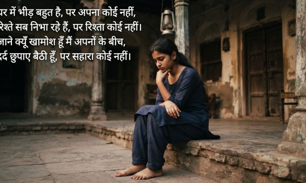 Family sad shayari in hindi for girl