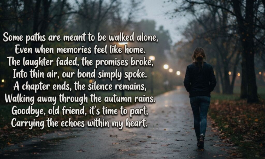 Friendship Breakup Shayari in English