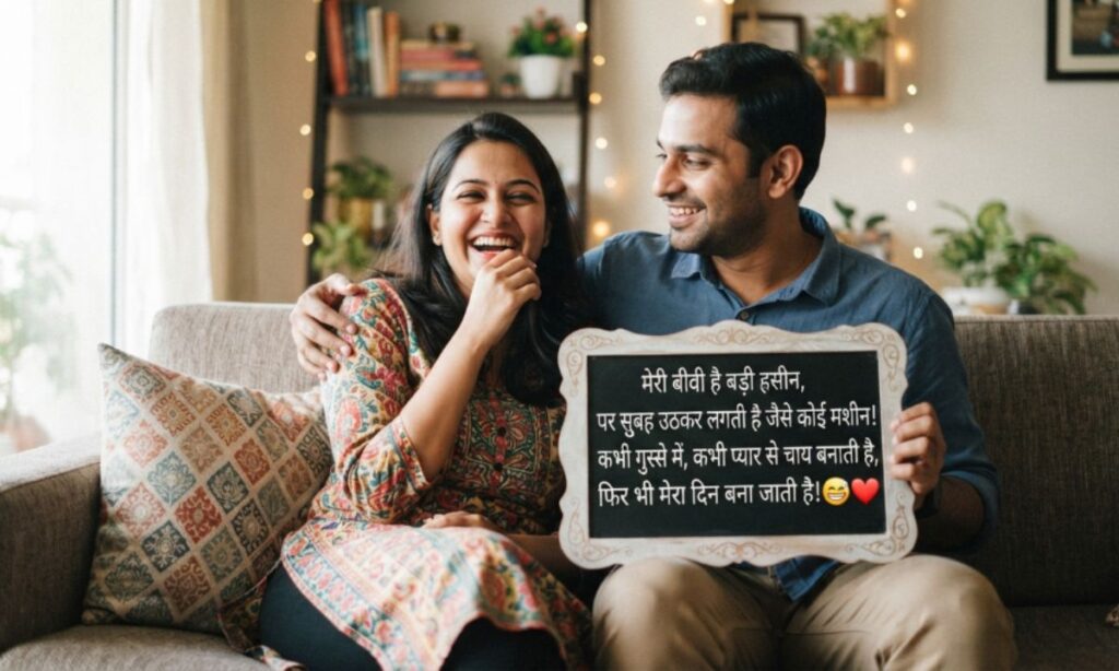 Funny Love Shayari in Hindi for Wife