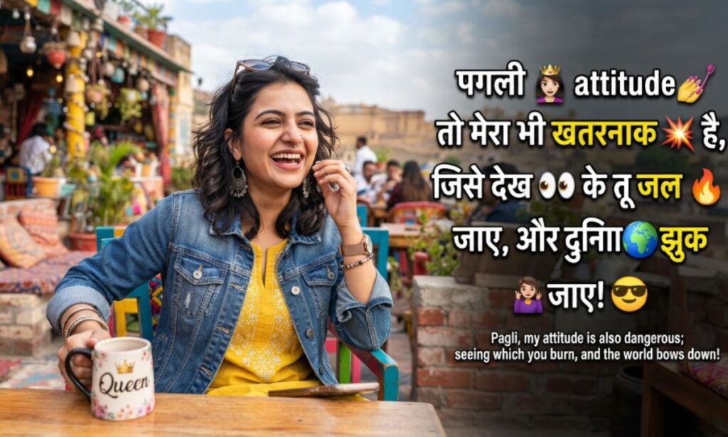Funny Shayari on Girl Attitude