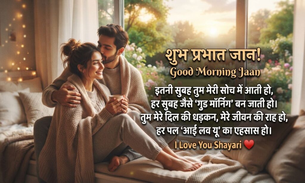 Good Morning Jaan I Love You Shayari