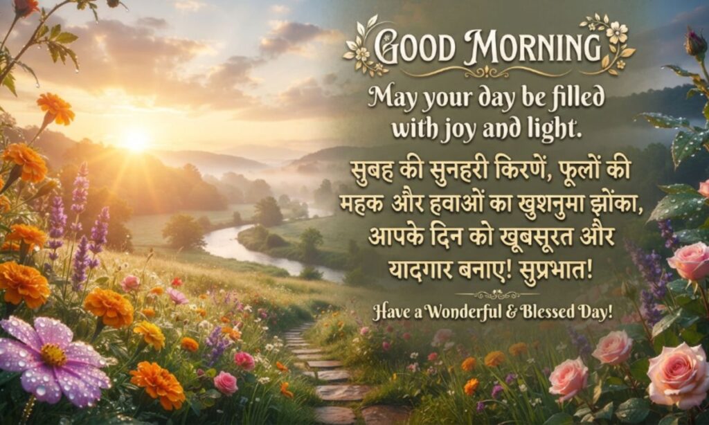 Good Morning Shayari in English Hindi