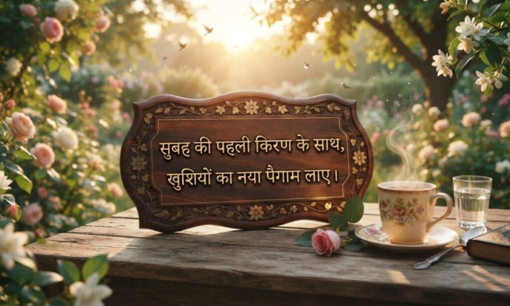 Good morning shayari 2 line