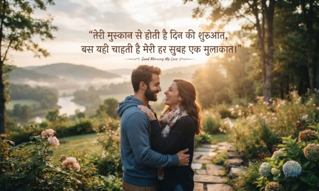 Good morning shayari 2 line love