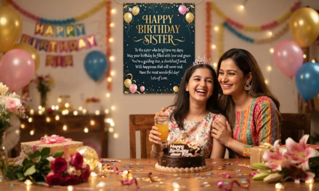 Happy Birthday Sister Shayari in English